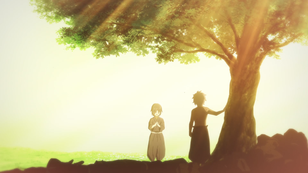 Gabimaru and Shija in a past memory in Hell’s Paradise Episode 12 - Too Lazy Panda