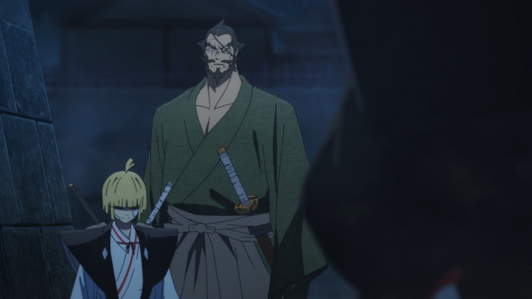 Tamiya Gantetsusai and Yamada Asaemon Fuchi together in Hell’s Paradise Episode 12 - Too Lazy Panda