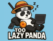 too lazy panda new logo 2