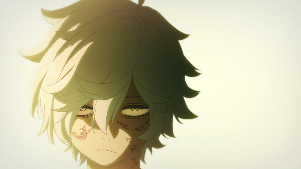 Young Gabimaru as a child in a past memory in Hell’s Paradise Episode 12 - Too Lazy Panda