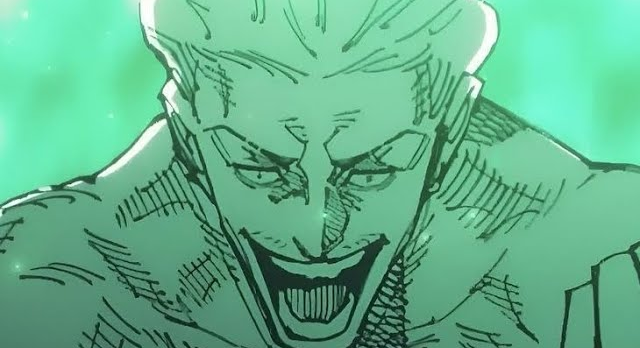 Kinji Hakari from Jujutsu Kaisen manga showing his confident expression - Too Lazy Panda