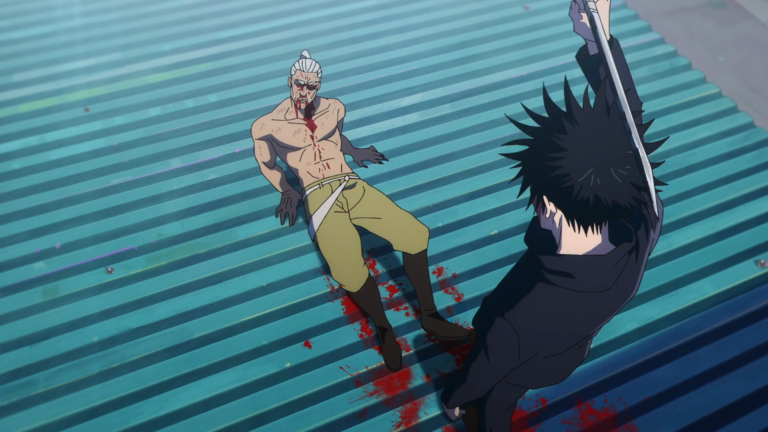 Megumi Fushiguro Finishing Chizuru Hari from Jujutsu Kaisen - Too Lazy Panda