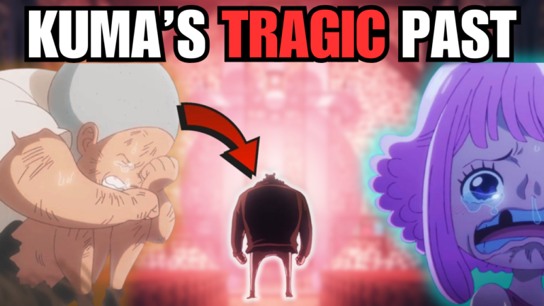Featured image for the post Why Kuma’s Backstory Is the Saddest showing Bartholomew Kuma and Ginny - Too Lazy Panda