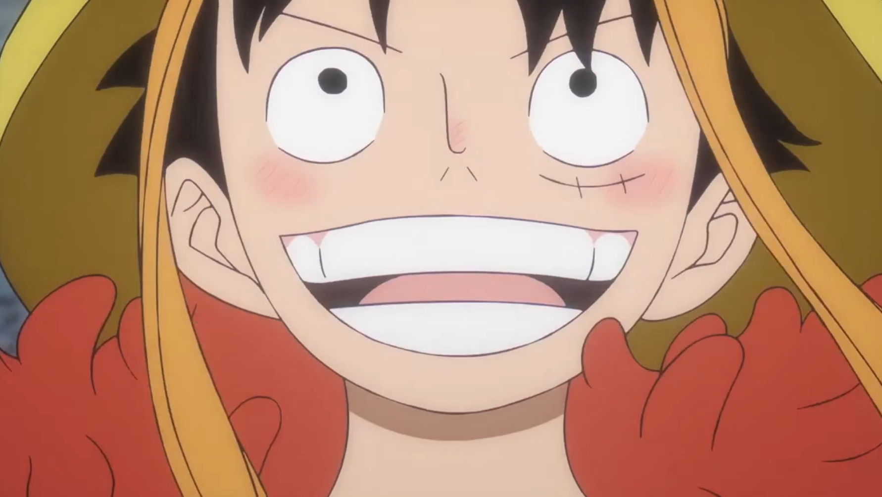 Luffy standing ready for battle in the Elbaph Arc - Too Lazy Panda