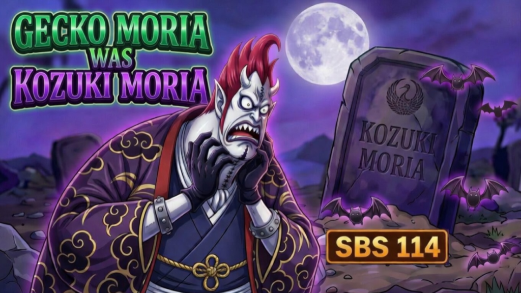 Was Gecko Moria Actually Kozuki Moria?