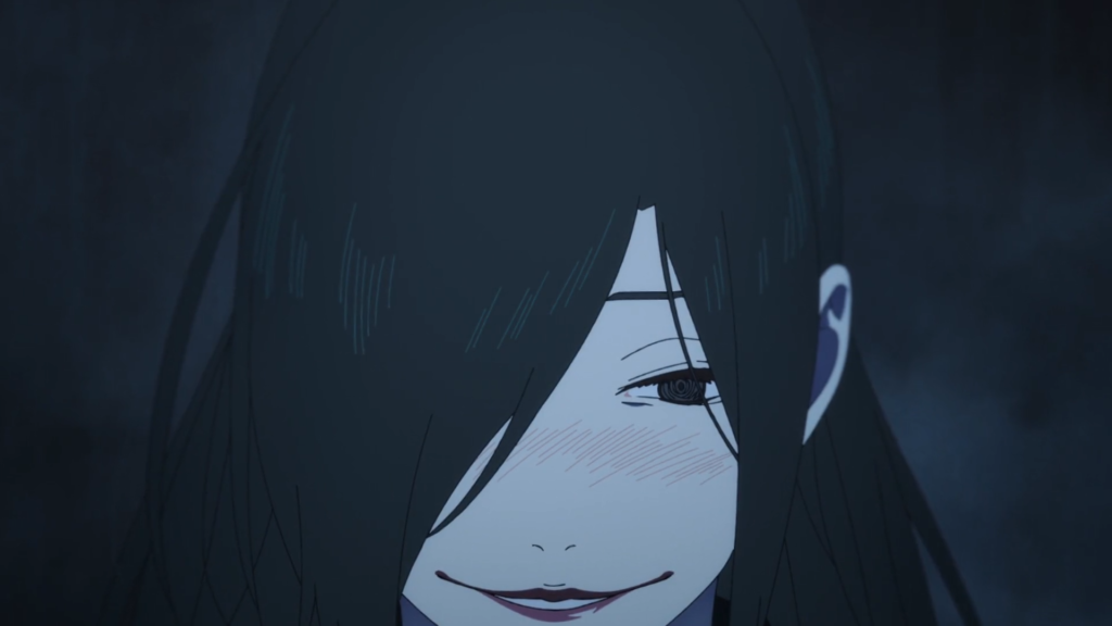 Shija blushing while reflecting on Gabimaru in Hell’s Paradise Episode 12 - Too Lazy Panda