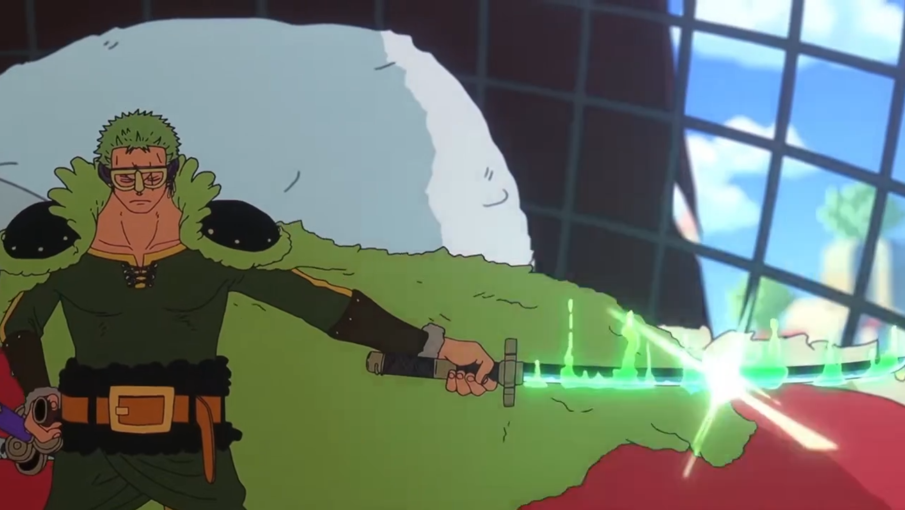 Zoro as the right hand of the crew in the Elbaph Arc - Too Lazy Panda