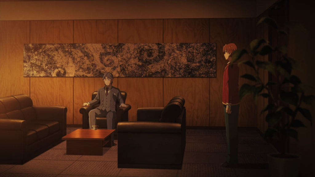 Kiyotaka Ayanokōji talking with Tokinari Tsukishiro about the White Room student - Too Lazy Panda