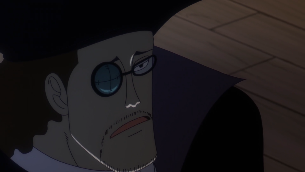Van Augur standing calmly aboard the Blackbeard crew’s ship - Too Lazy Panda