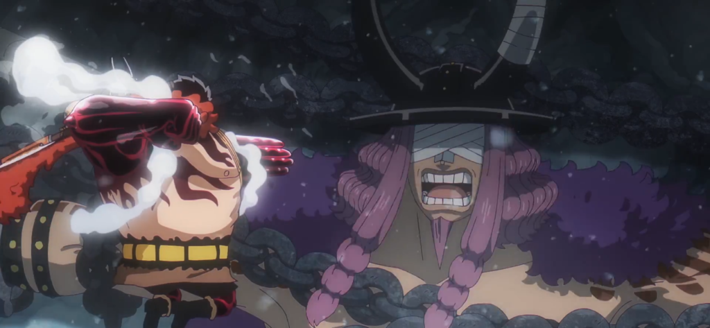 One Piece Episode 1161 – Loki and Luffy Clash Over Shanks in Elbaph