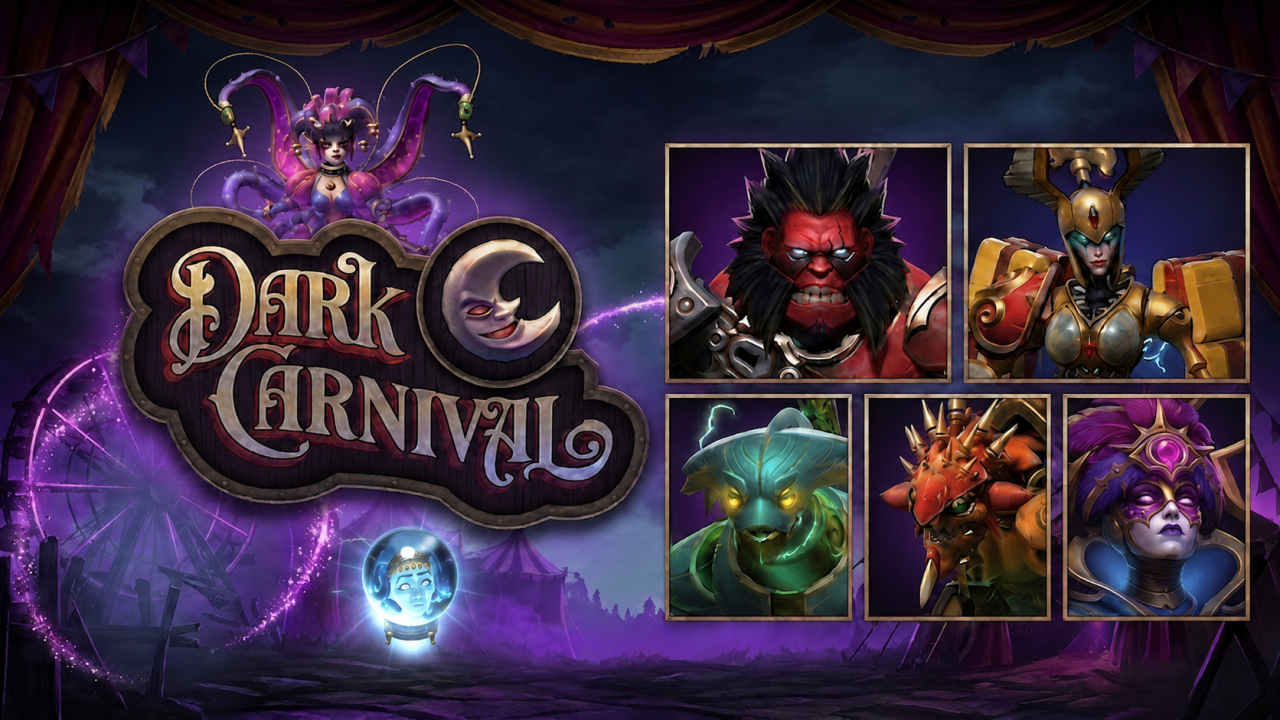 Dota 2 Dark Carnival Update: Treasure of Wonders Sets and