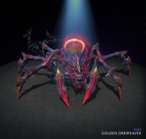 Broodmother Golden Orbweaver set in Dota 2 Summer 2026 showing golden insect themed design – Too Lazy Panda