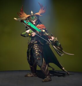 Windranger Hartwarden set Dota 2 Fall 2026 hunter-inspired design with deer-themed details – Too Lazy Panda