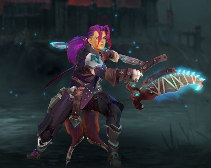Anti-Mage Daemon Hunter Immortal set in Dota 2
