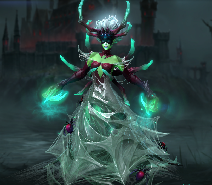 Death Prophet Silken Sibyl Immortal set in Dota 2