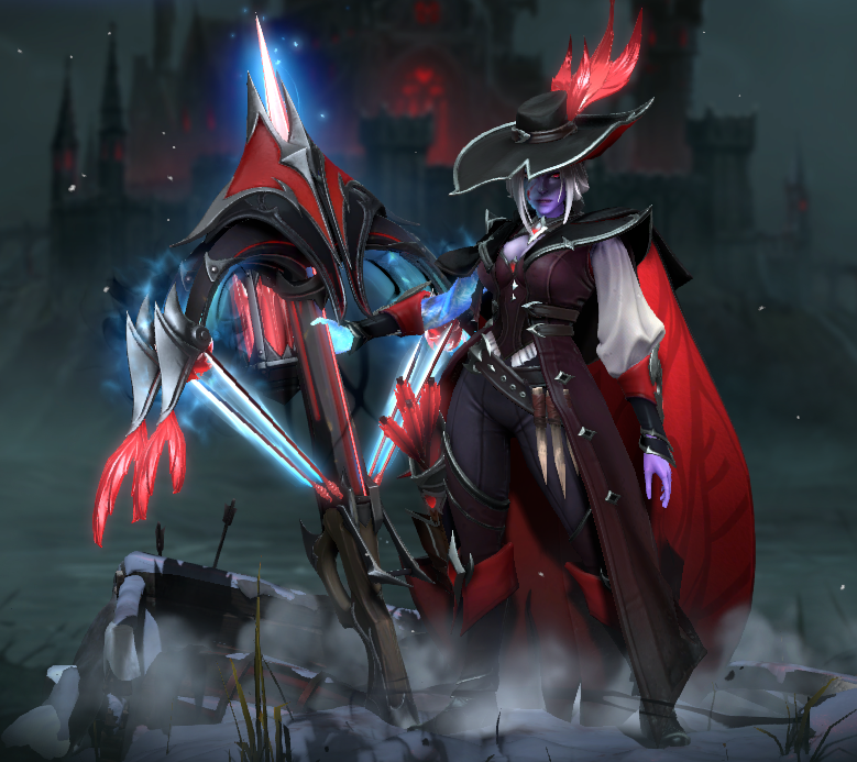 Drow Ranger Dread Retribution Arcana in Dota 2