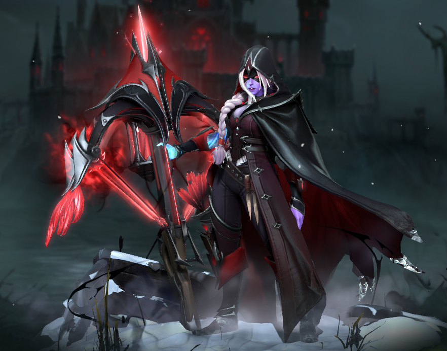 Drow Ranger Dread Retribution alternate style in Dota 2