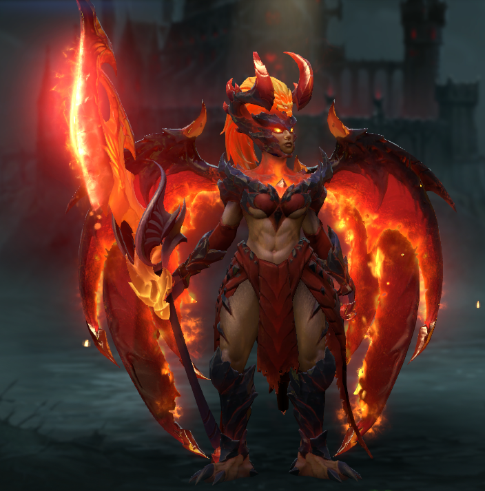 Legion Commander Hell's Legion Very Rare set in Dota 2