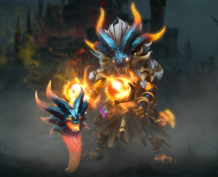 Shadow Shaman Curse of the Wyrmbender Rare set in Dota 2