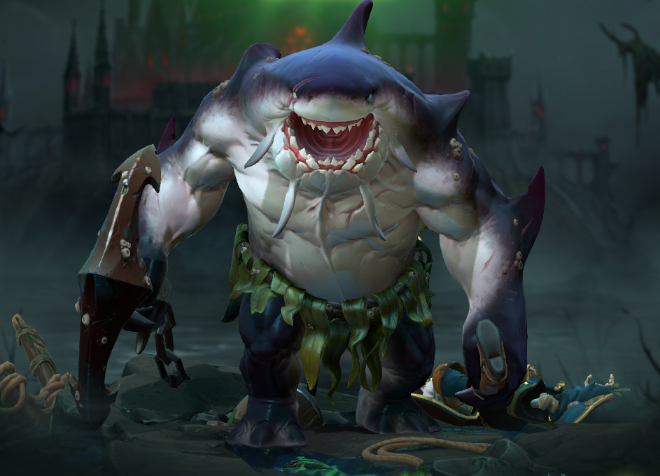 Tidehunter Maw of the Megalodon Arcana in Dota 2