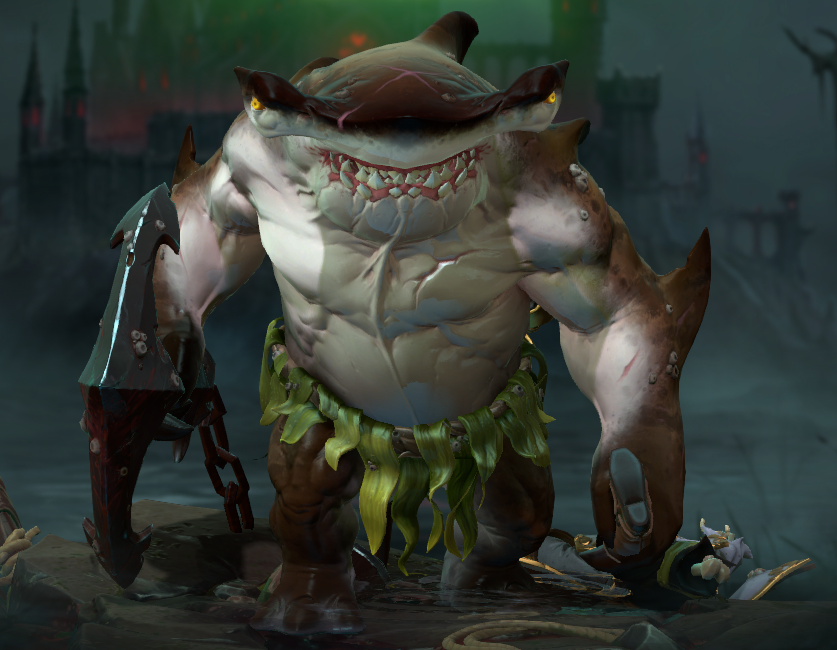 Tidehunter Maw of the Megalodon alternate style in Dota 2