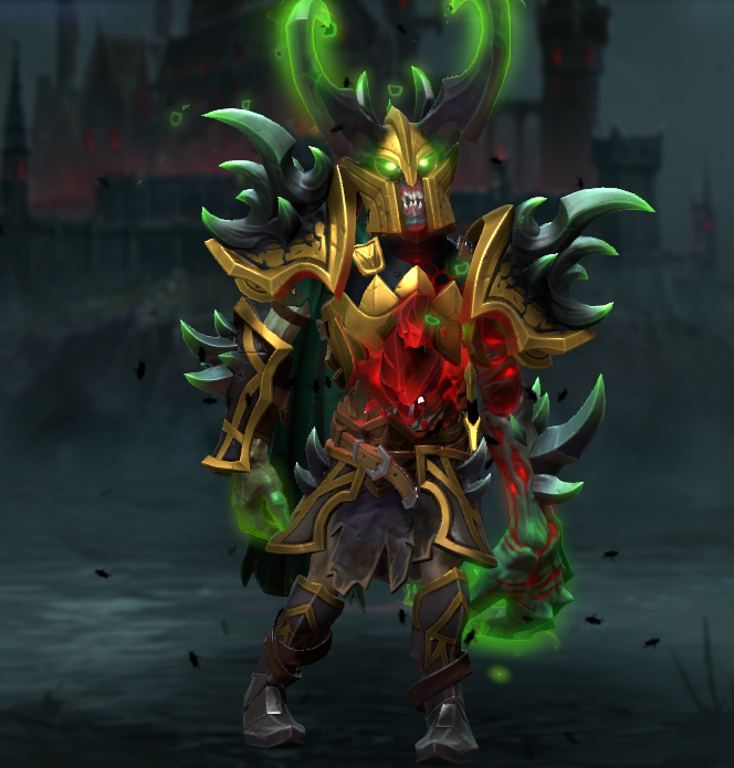 Undying Direstone Desecration Immortal set in Dota 2
